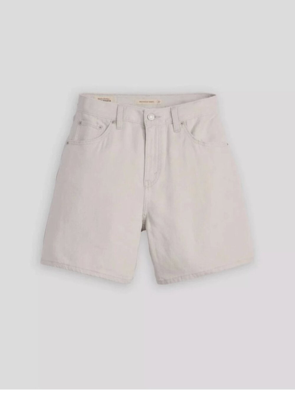 Levi's High Rise Baggy Linen Blend Lightweight Women's Shorts